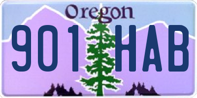 OR license plate 901HAB