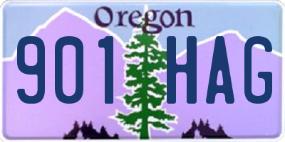 OR license plate 901HAG