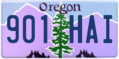 OR license plate 901HAI