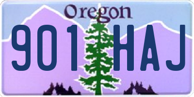 OR license plate 901HAJ