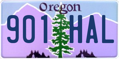 OR license plate 901HAL