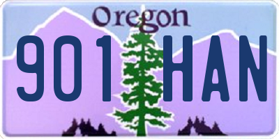 OR license plate 901HAN