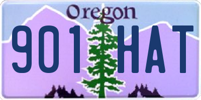 OR license plate 901HAT