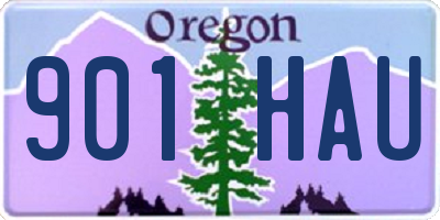 OR license plate 901HAU