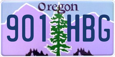 OR license plate 901HBG