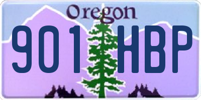 OR license plate 901HBP