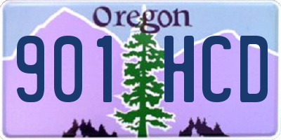 OR license plate 901HCD