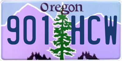 OR license plate 901HCW