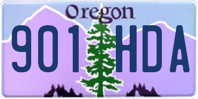 OR license plate 901HDA