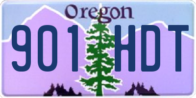 OR license plate 901HDT