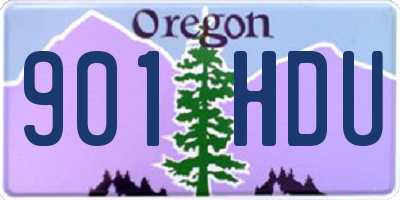 OR license plate 901HDU