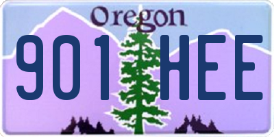 OR license plate 901HEE