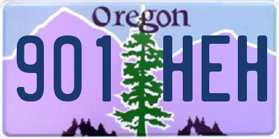 OR license plate 901HEH