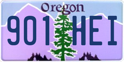 OR license plate 901HEI