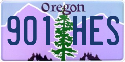 OR license plate 901HES