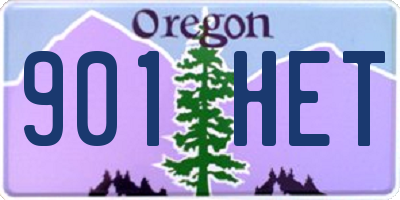 OR license plate 901HET