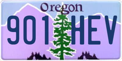 OR license plate 901HEV