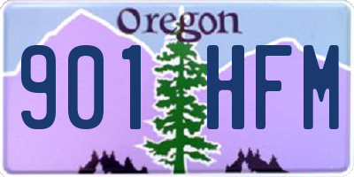 OR license plate 901HFM