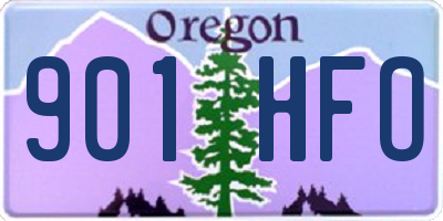 OR license plate 901HFO