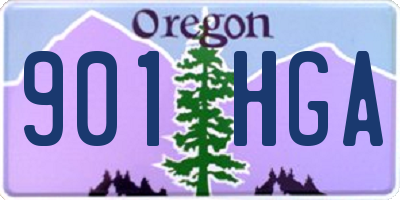 OR license plate 901HGA