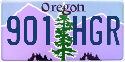 OR license plate 901HGR