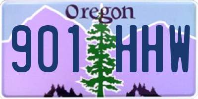 OR license plate 901HHW