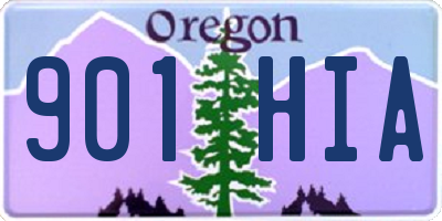 OR license plate 901HIA