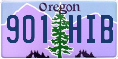 OR license plate 901HIB