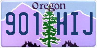 OR license plate 901HIJ