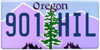 OR license plate 901HIL