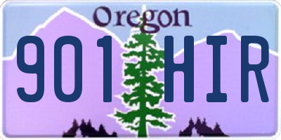 OR license plate 901HIR