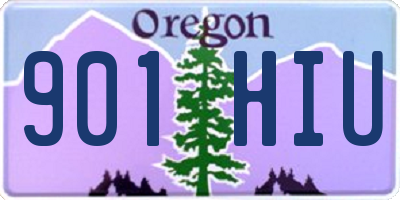 OR license plate 901HIU
