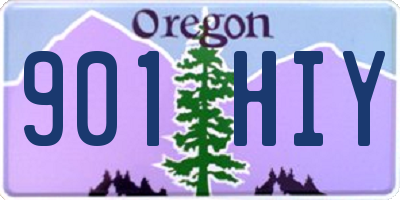 OR license plate 901HIY