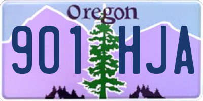 OR license plate 901HJA