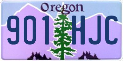 OR license plate 901HJC