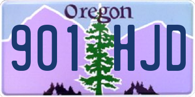 OR license plate 901HJD