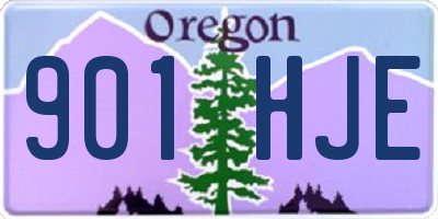 OR license plate 901HJE