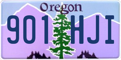 OR license plate 901HJI