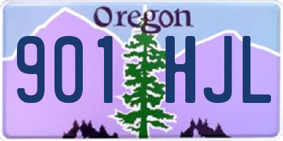 OR license plate 901HJL