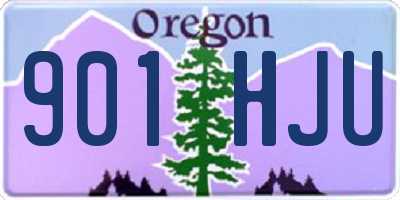 OR license plate 901HJU