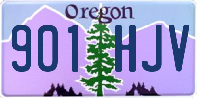 OR license plate 901HJV