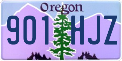 OR license plate 901HJZ