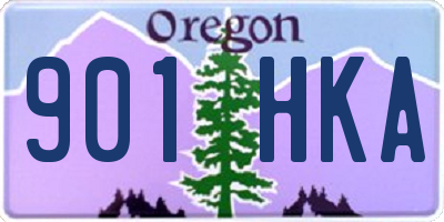 OR license plate 901HKA