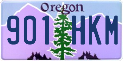 OR license plate 901HKM