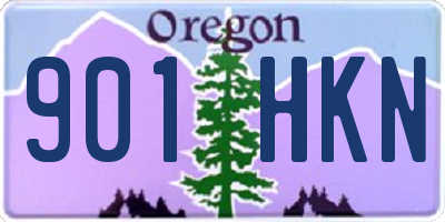 OR license plate 901HKN