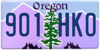 OR license plate 901HKO