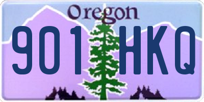 OR license plate 901HKQ
