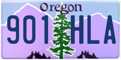 OR license plate 901HLA