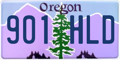 OR license plate 901HLD