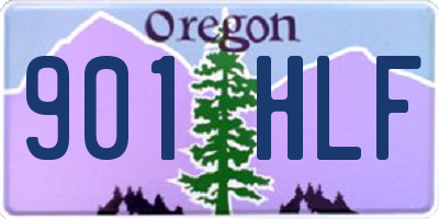 OR license plate 901HLF